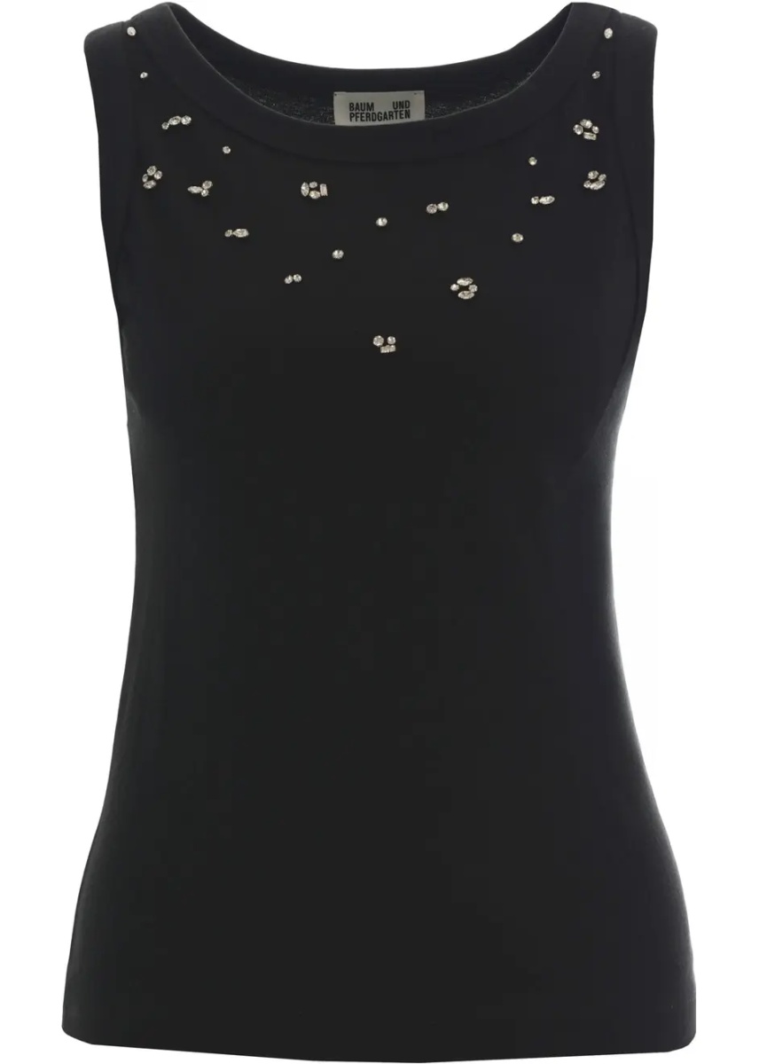 Tricou Top with rhinestones 'Joline' - Img 2