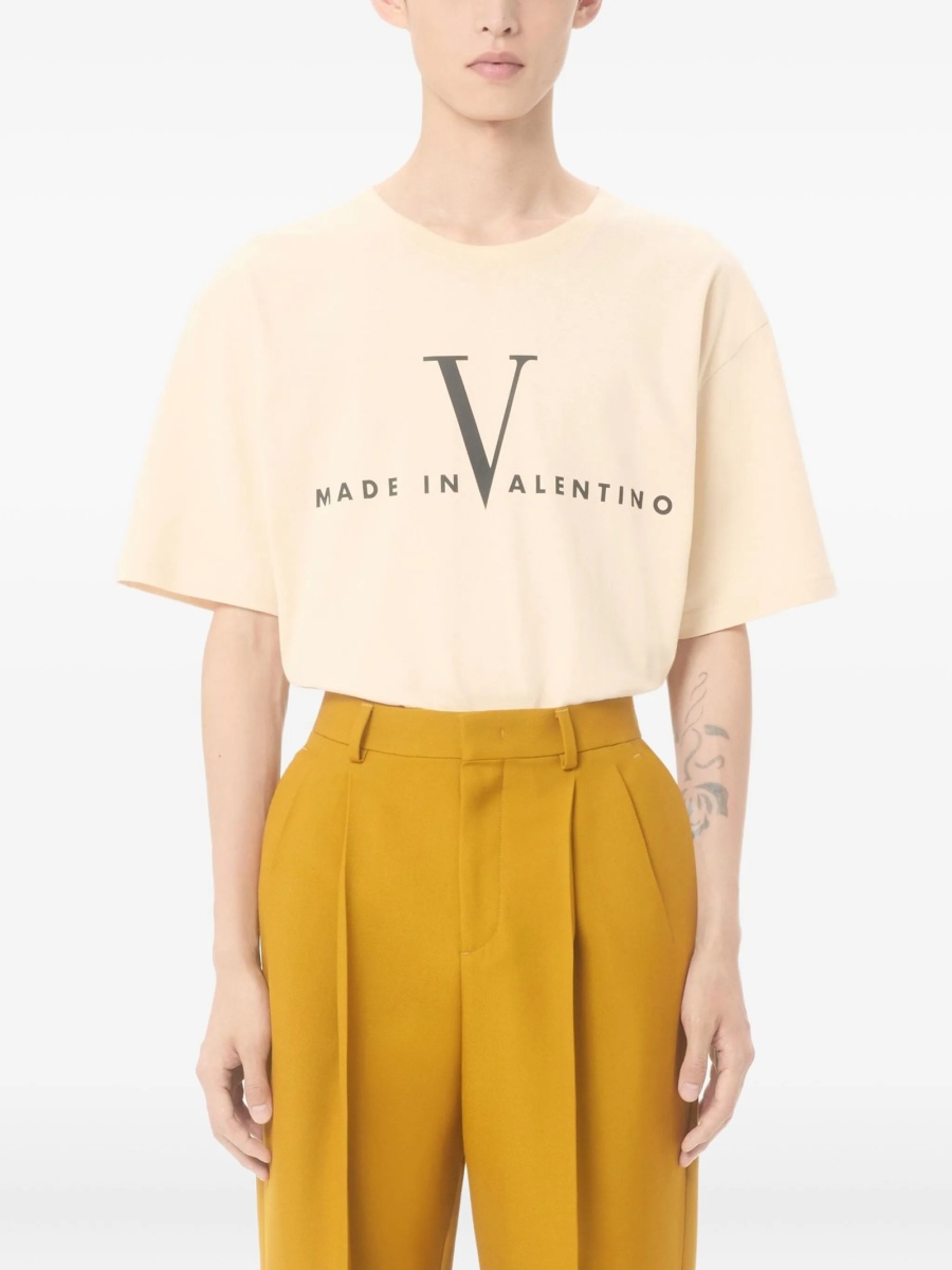 Tricou Valentino Garavani neutru - Img 3