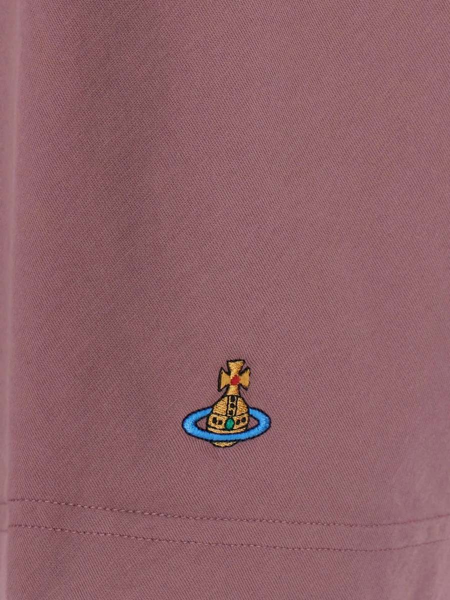 Tricou Vivienne Westwood roz din bumbac - Img 5