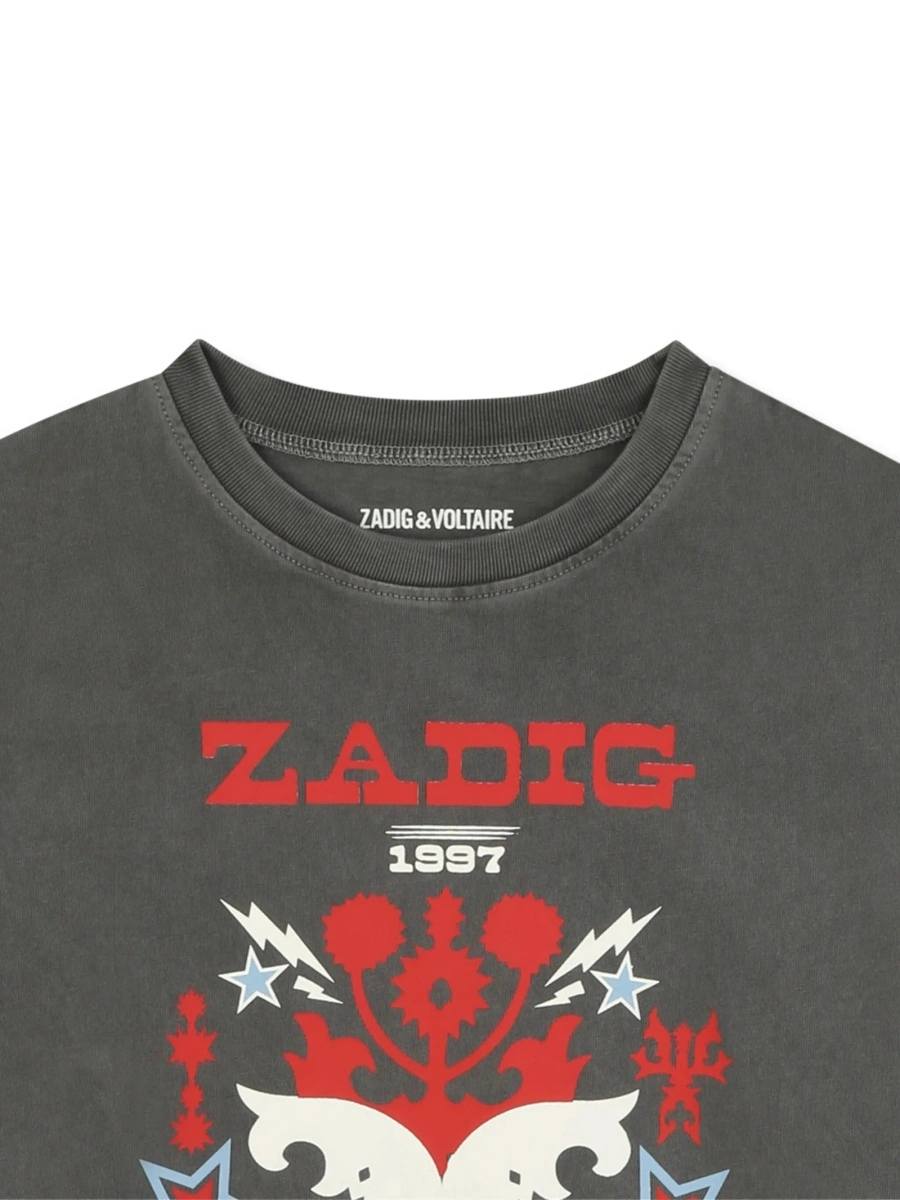 Tricou Zadig &amp; Voltaire gri - Img 3