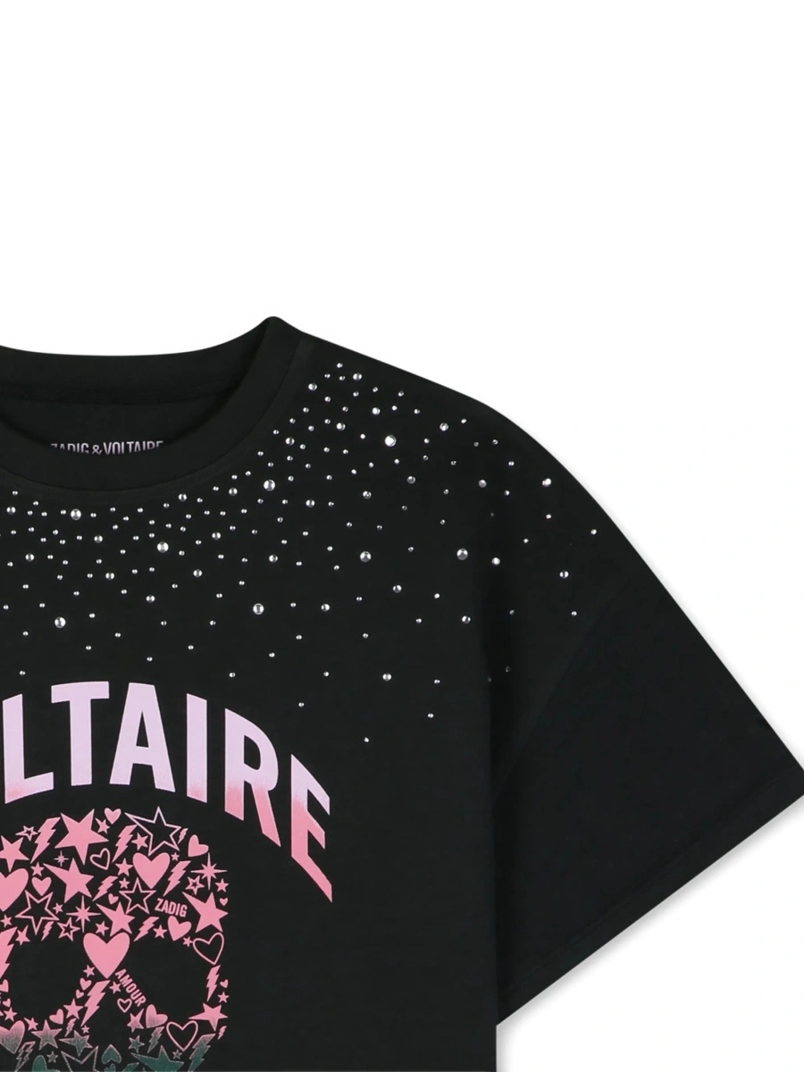 Tricou Zadig &amp; Voltaire negru din bumbac organic - Img 3