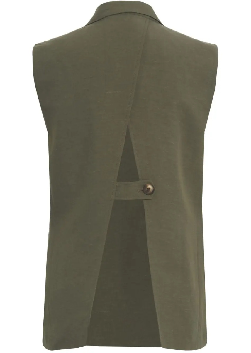 Vesta Linen blend vest - Img 3