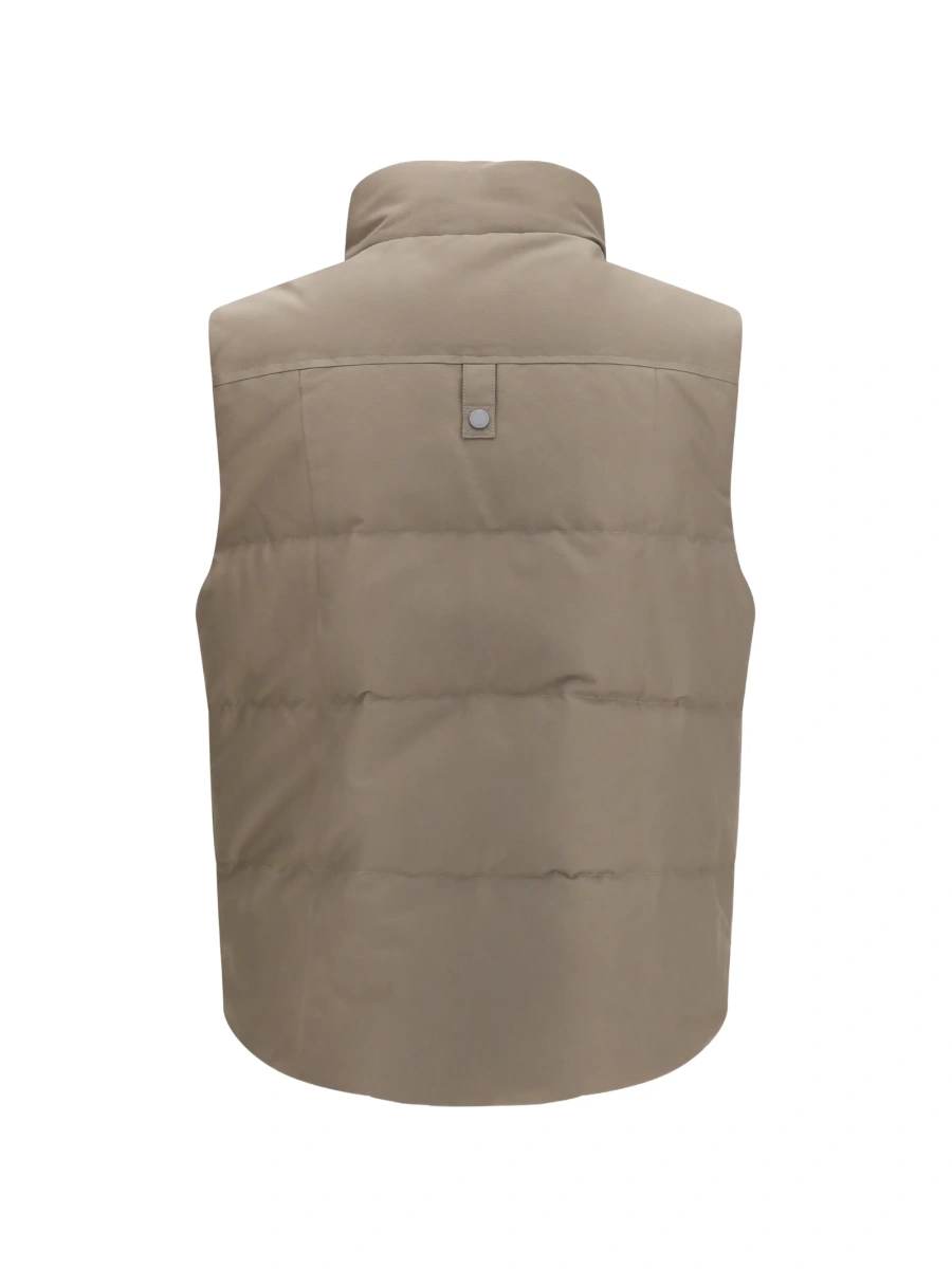 Vesta Moose Knuckles neutra din nylon si bumbac - Img 2
