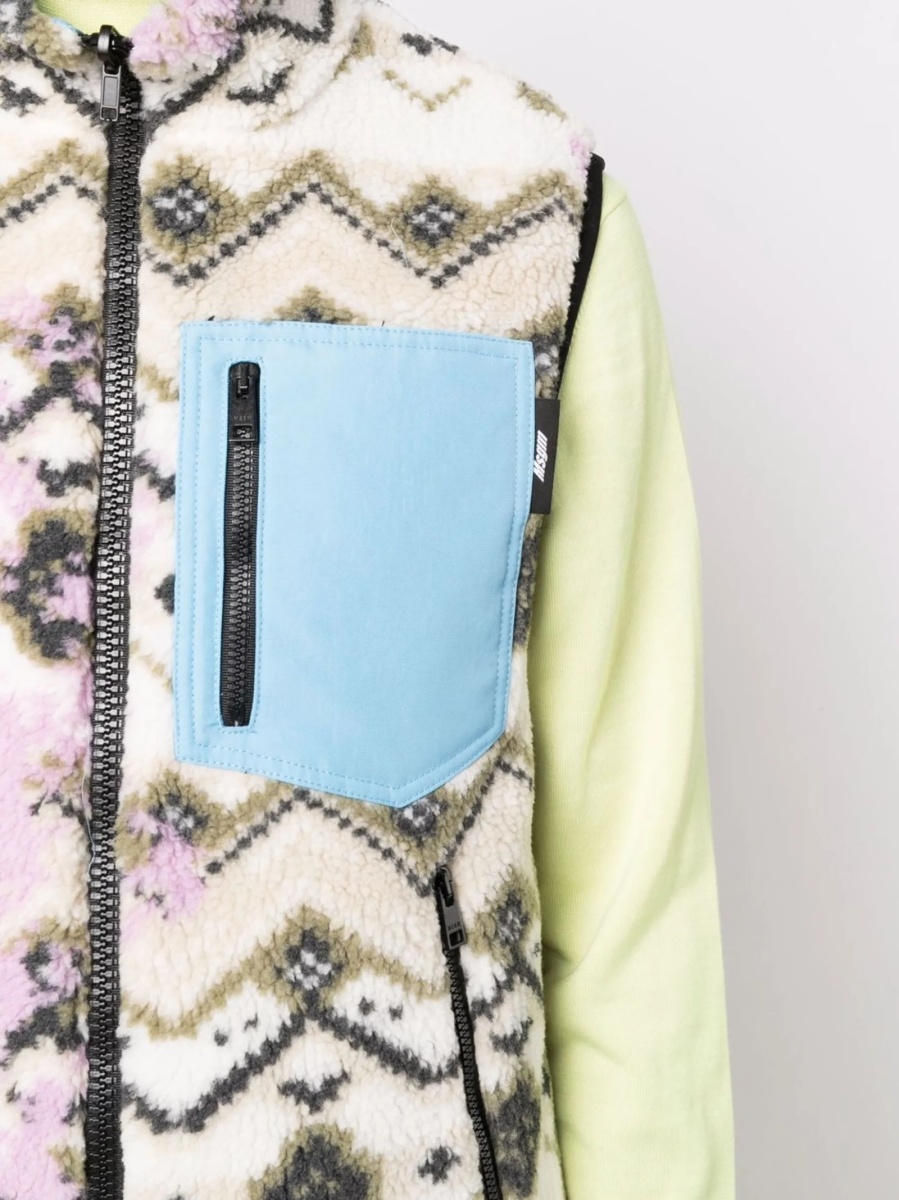 Vesta MSGM neutra din polyester si acrilic - Img 5