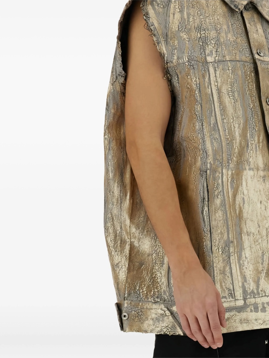 Vesta Rick Owens aurie din bumbac - Img 5