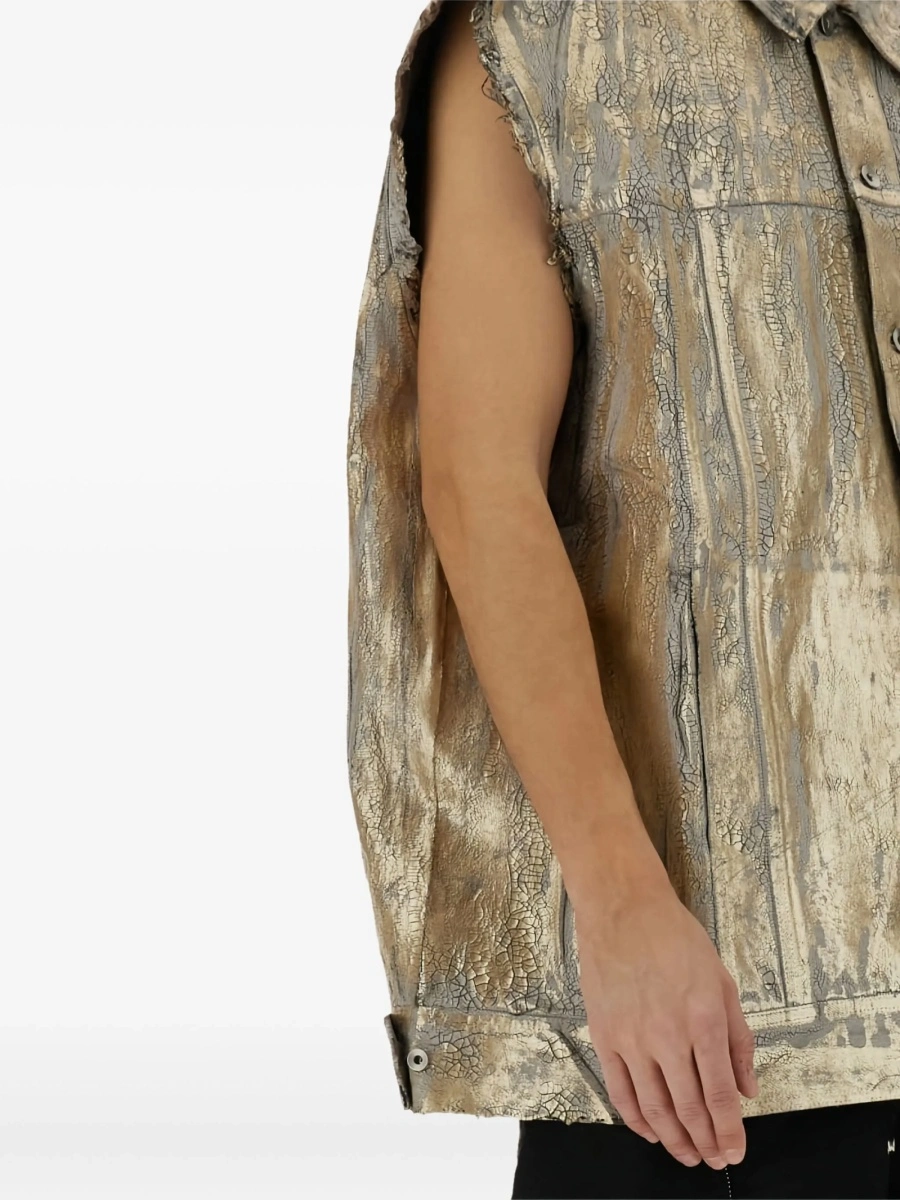 Vesta Rick Owens aurie din bumbac - Img 5