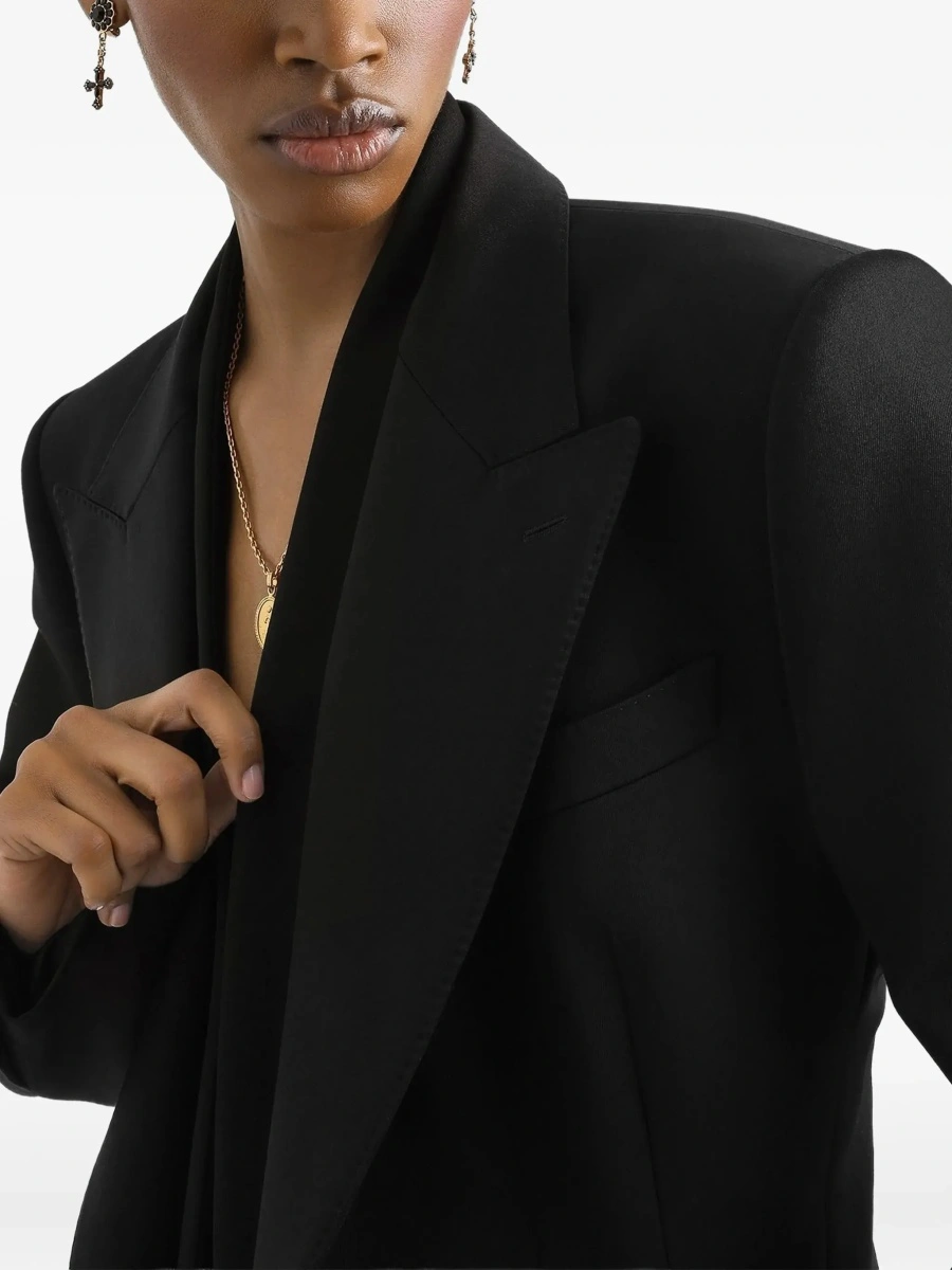 Vesta Sicilia double-breasted wool gabardine Jacket - Img 6