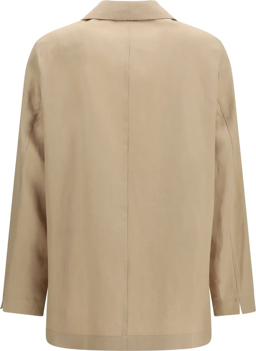Vesta Single-breasted wool and cotton Jacket - Img 2