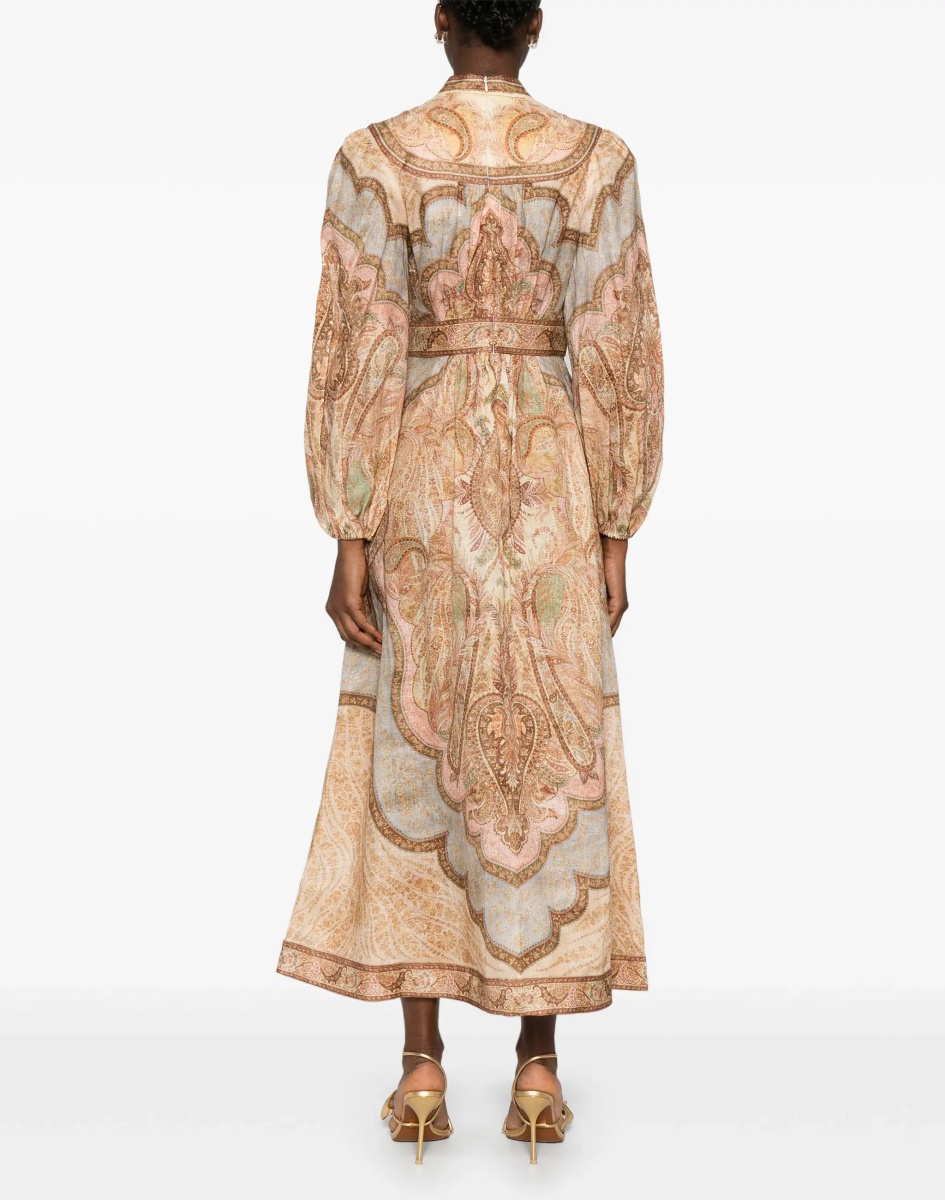 "Wanderlust" Low-Cut Midi Dress - Img 4