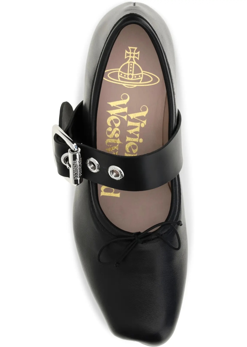 Balerini Alice leather Ballerinas - Img 4