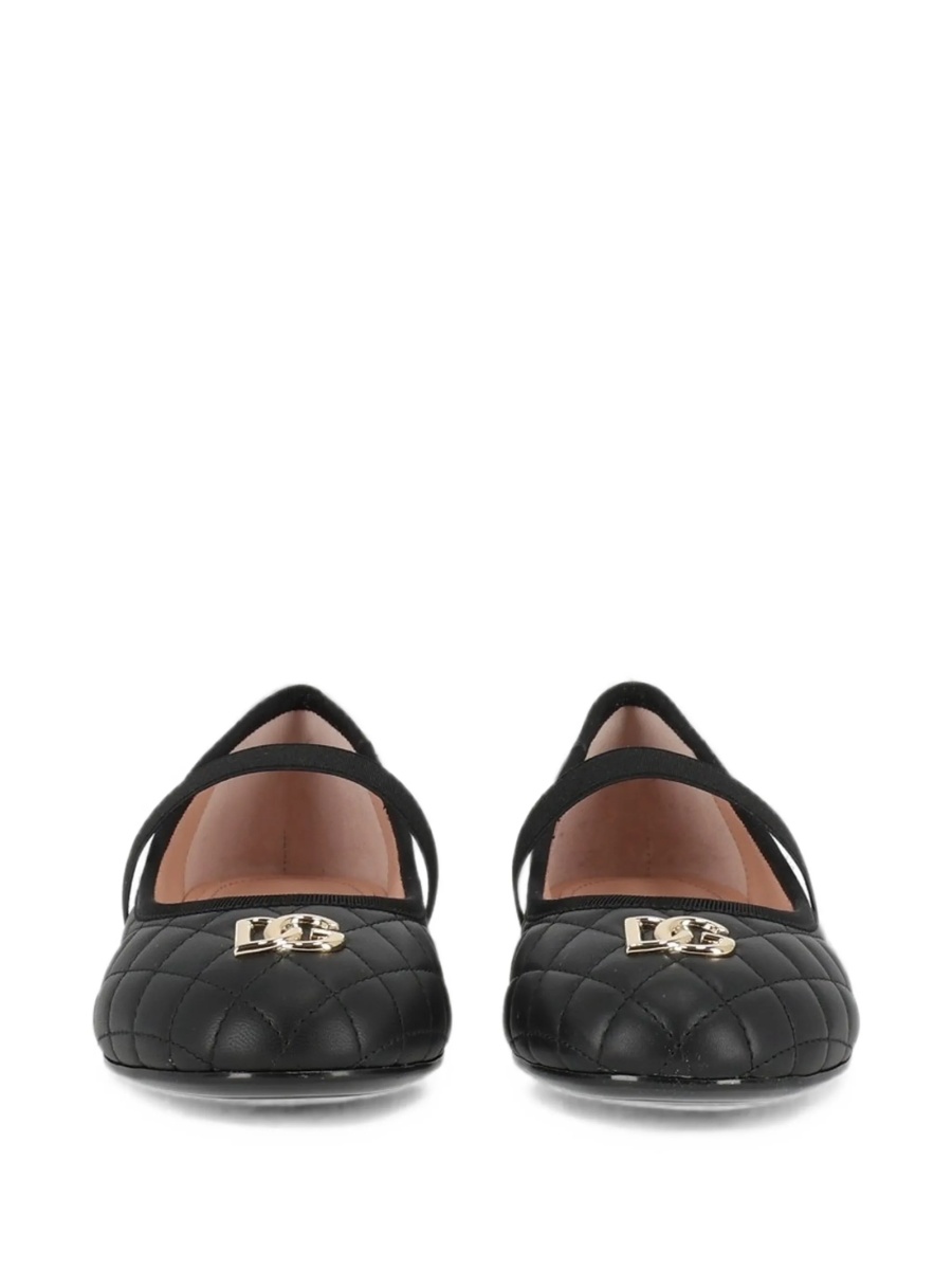 Balerini Dolce &amp; Gabbana negri din piele - Img 4
