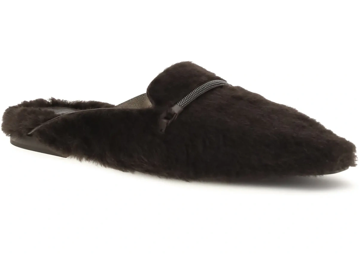 Balerini Shearling Ballerinas with Precious Bar - Img 2