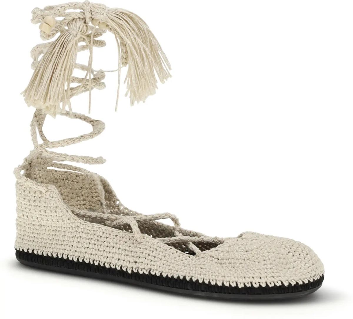 Balerini The Sound Of The Sea lace-up Ballerinas - Img 2
