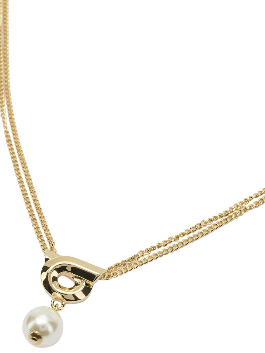 Bijuterii "Gancini" necklace with pearl - Img 2