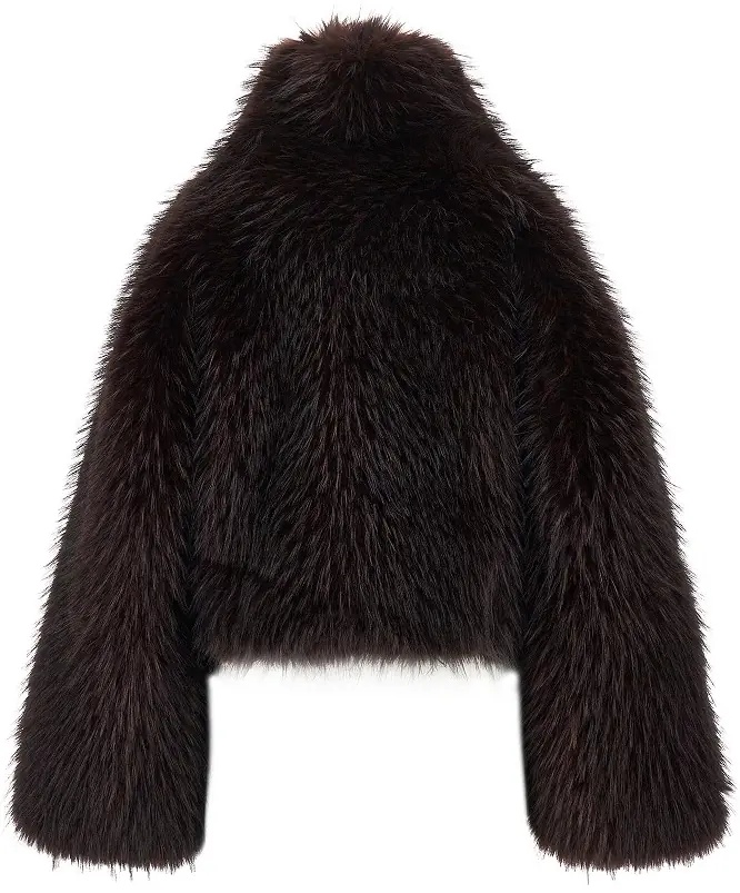 Blanuri Faux fur cropped jacket - Img 3
