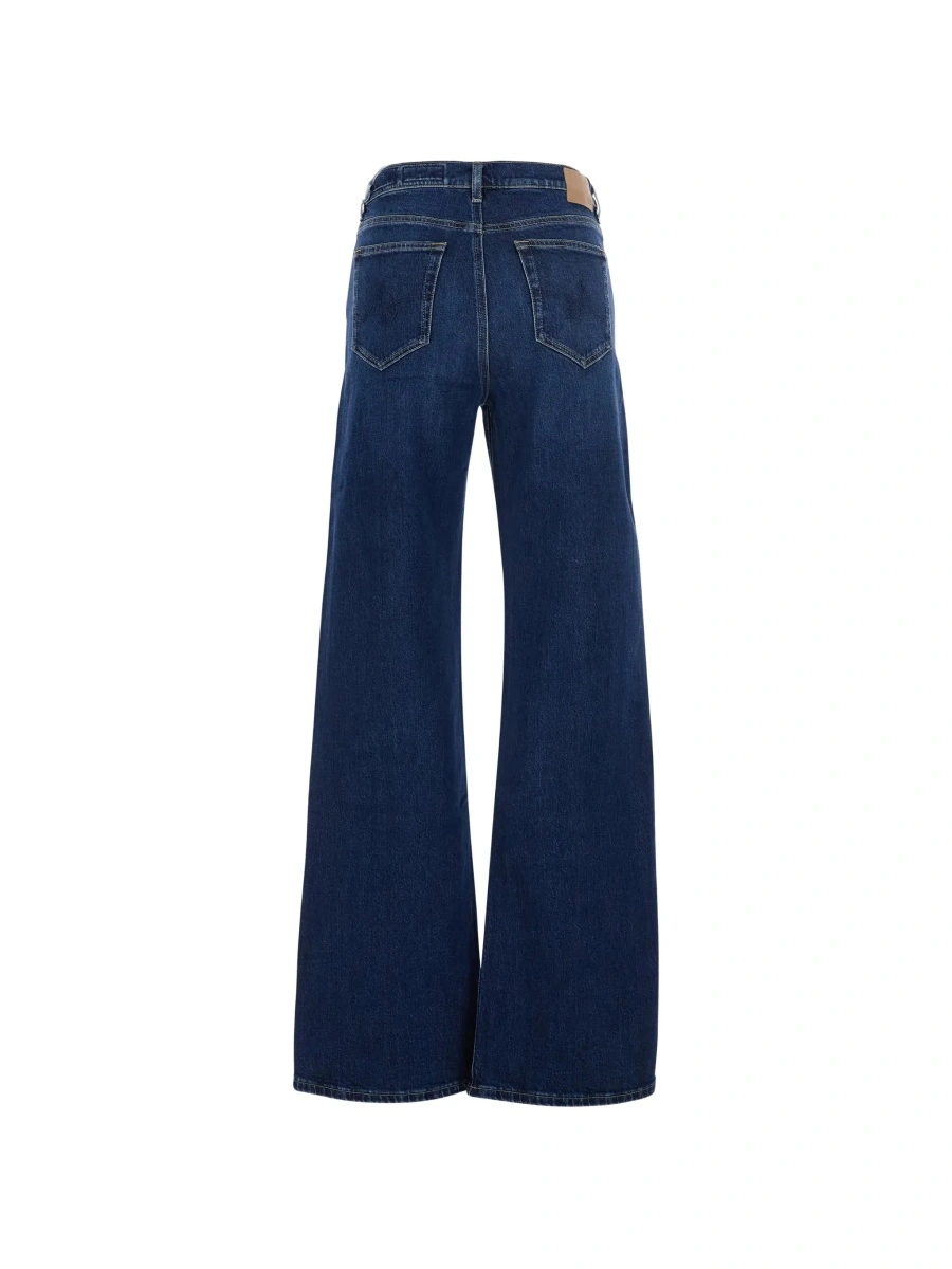 Blugi Ag Jeans albastri din denim - Img 4