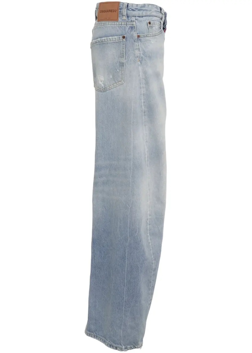 Blugi Barrel leg jeans - Img 3