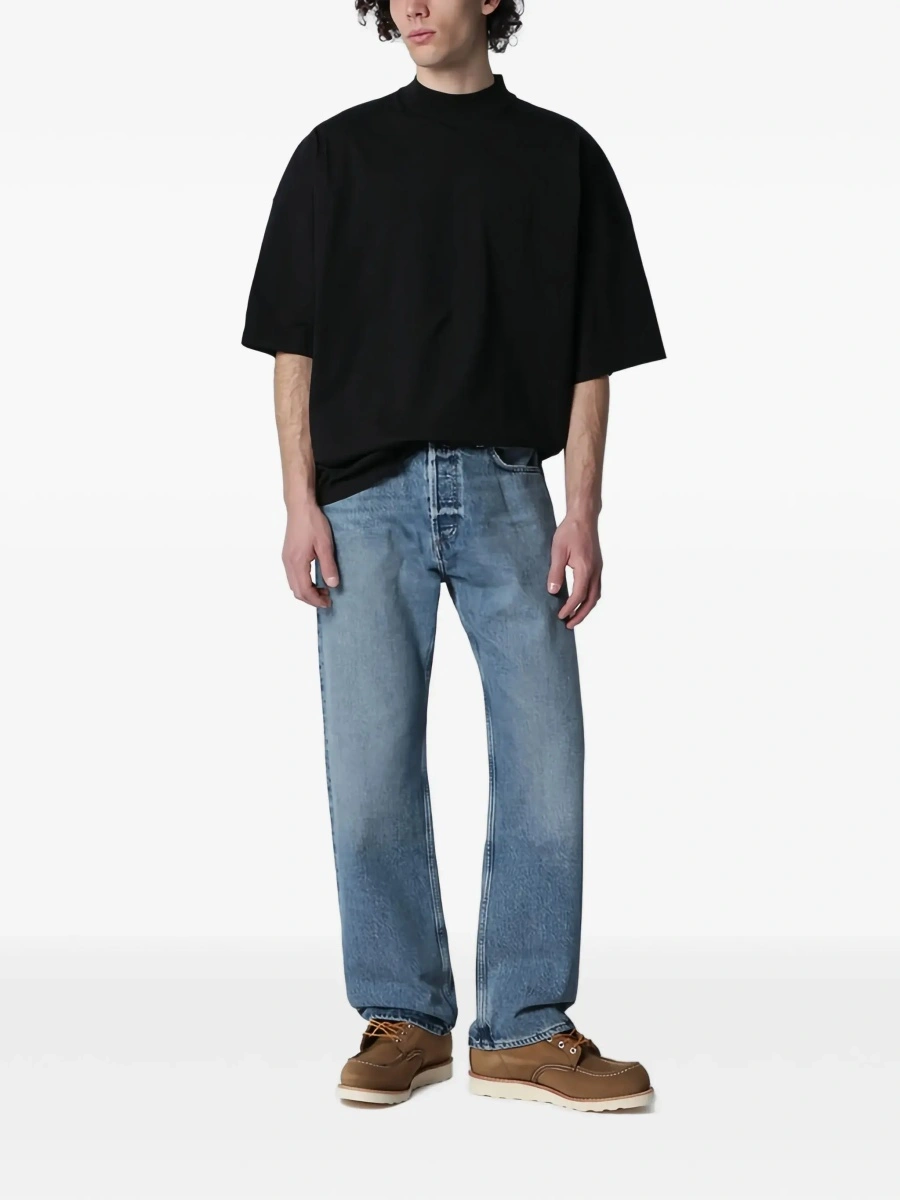 Blugi Blue Jeans with Five-Pocket Design in Denim for Men - Img 4