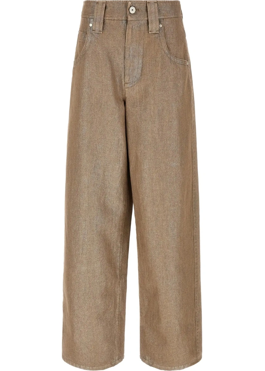 Blugi Brunello Cucinelli din Lurex - Img 7