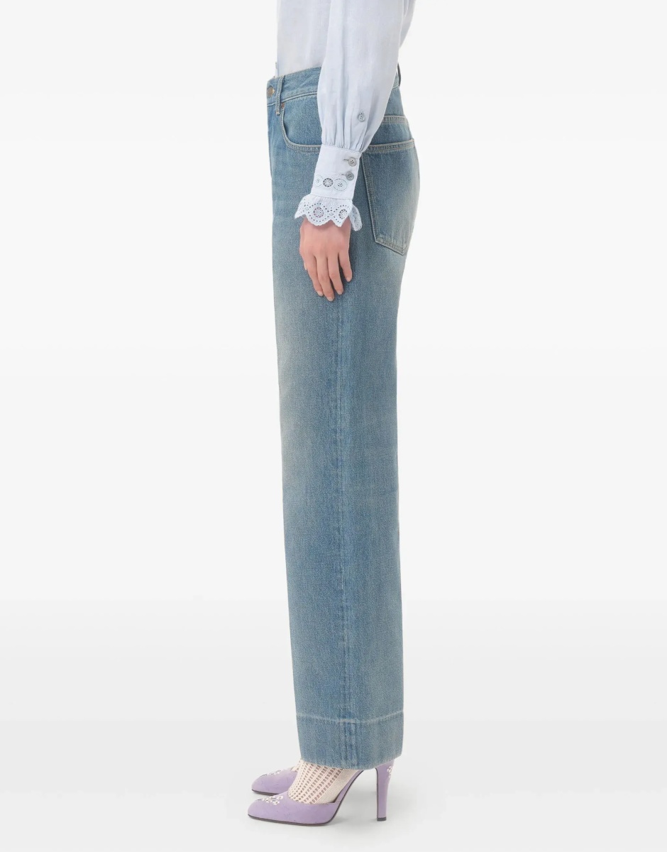 Blugi Chez Valentino Denim Pants - Img 4