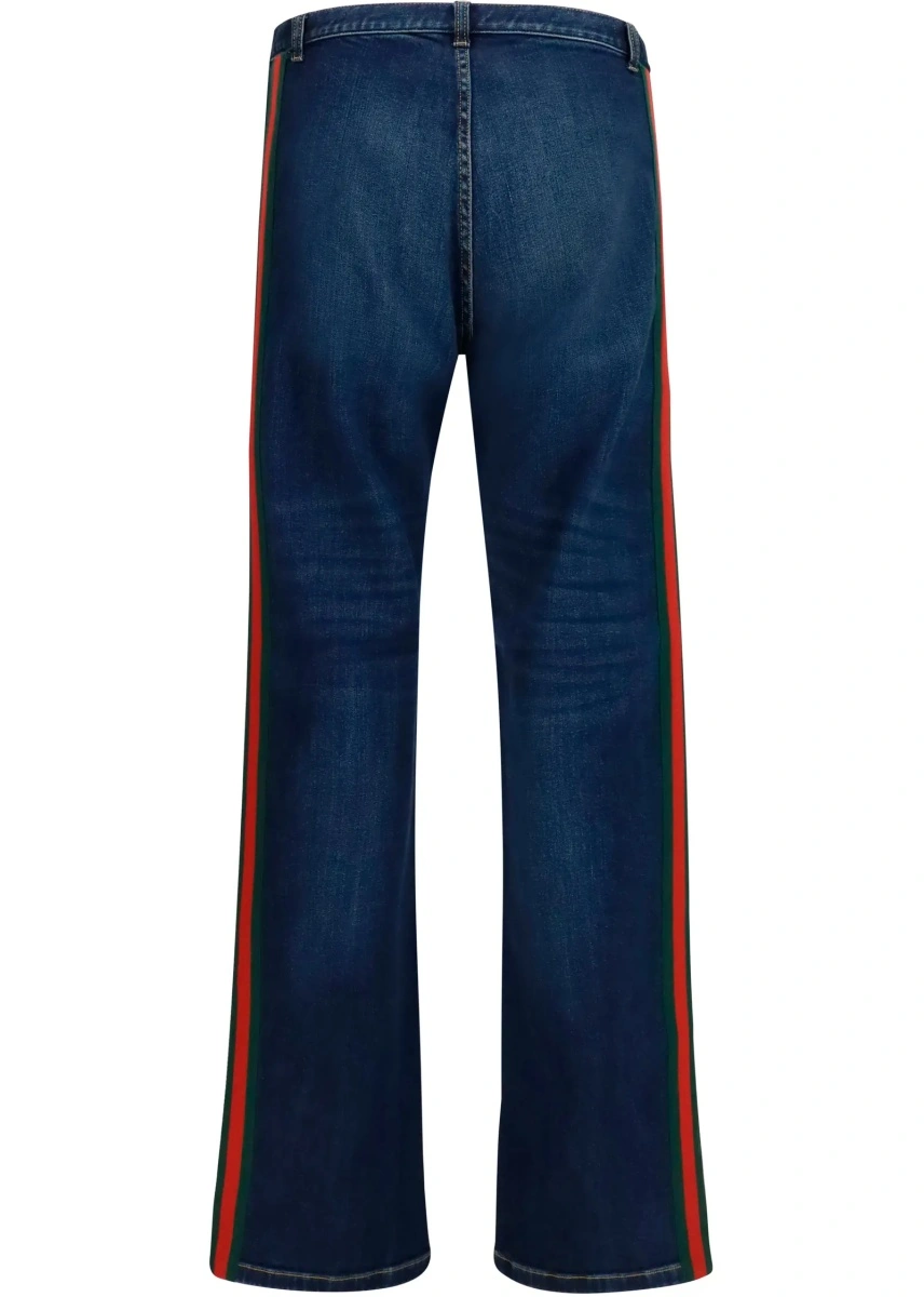 Blugi Cotton Jeans with Web stripe - Img 2