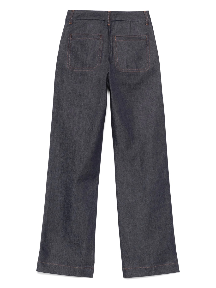 Blugi drepti A.P.C. albastri - Img 2