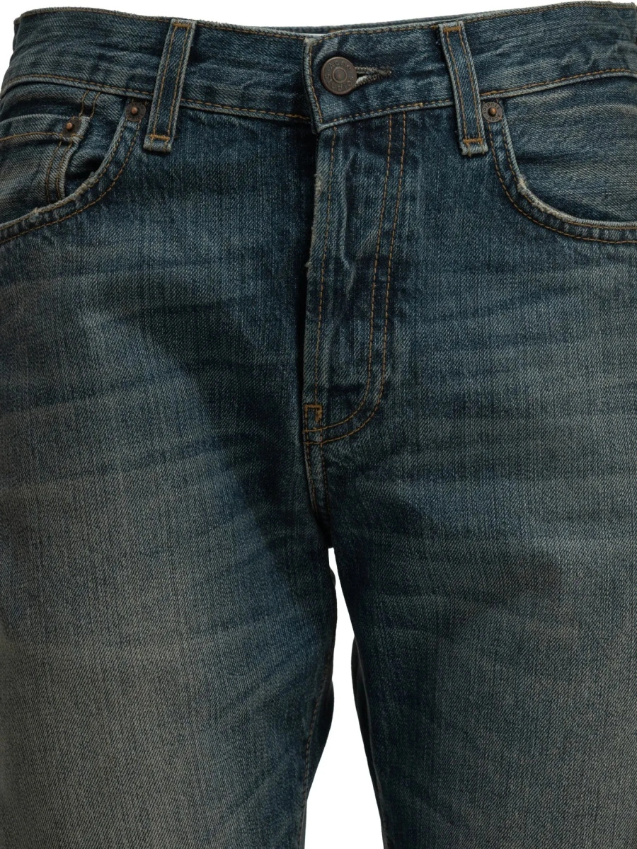 Blugi drepti Acne Studios din denim - Img 3