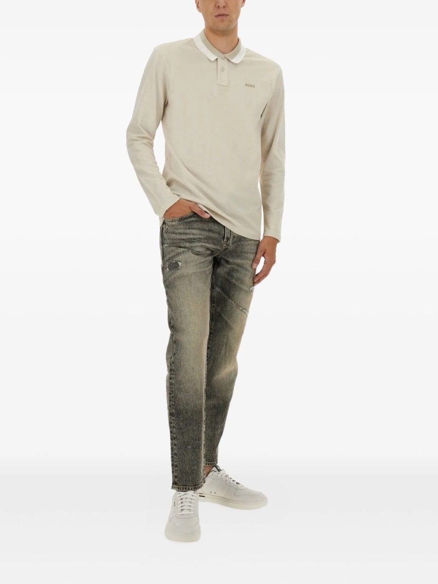 Blugi drepti Hugo Boss gri - Img 2