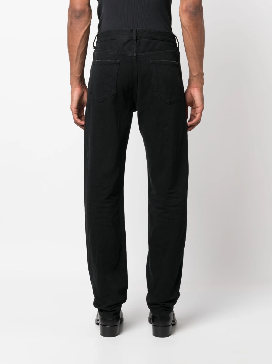 Blugi drepti Saint Laurent negri - Img 4