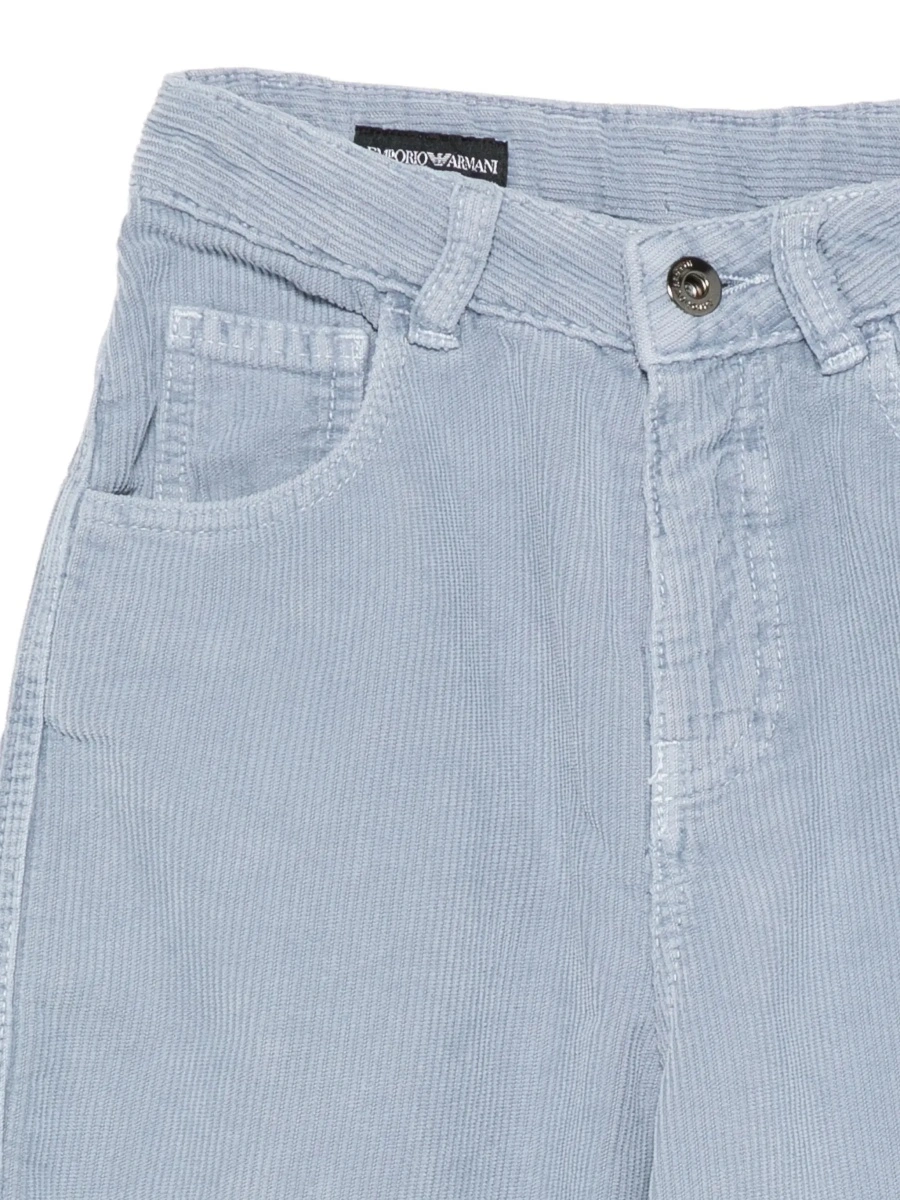 Blugi EMPORIO ARMANI KIDS albastri din denim - Img 5
