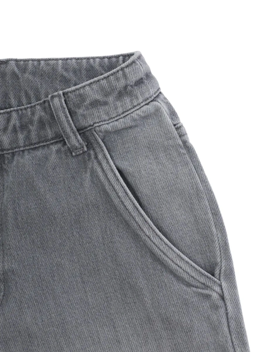Blugi EMPORIO ARMANI KIDS gri din denim - Img 3