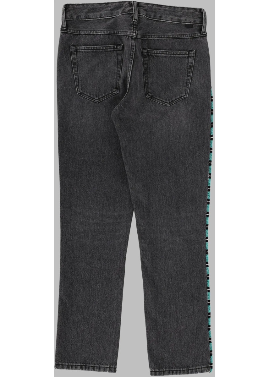 Blugi Jeans In Denim Di Cotone - Img 2