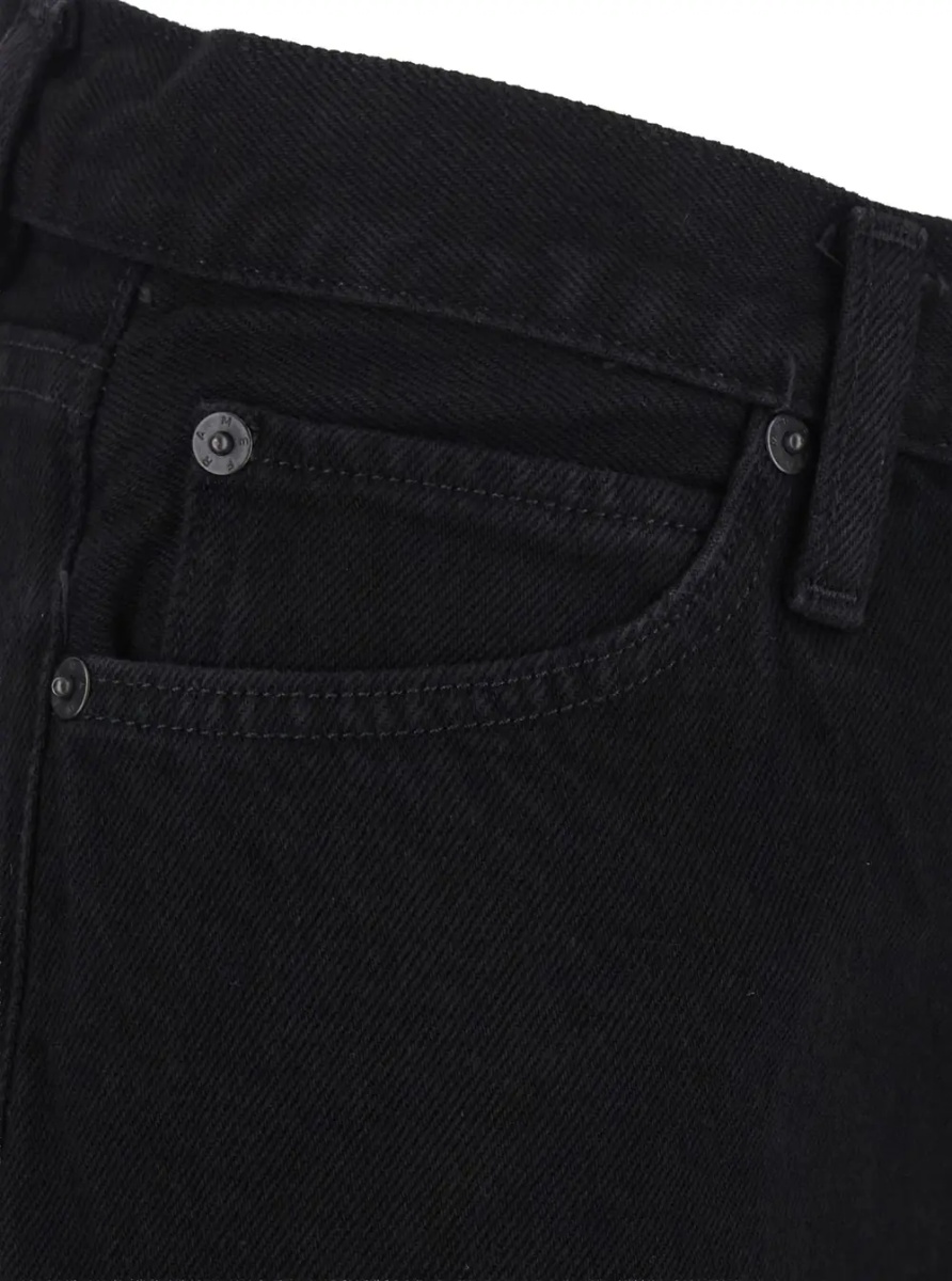 Blugi Jeans THE GRAY with regenerated cotton and black color for women - Img 2