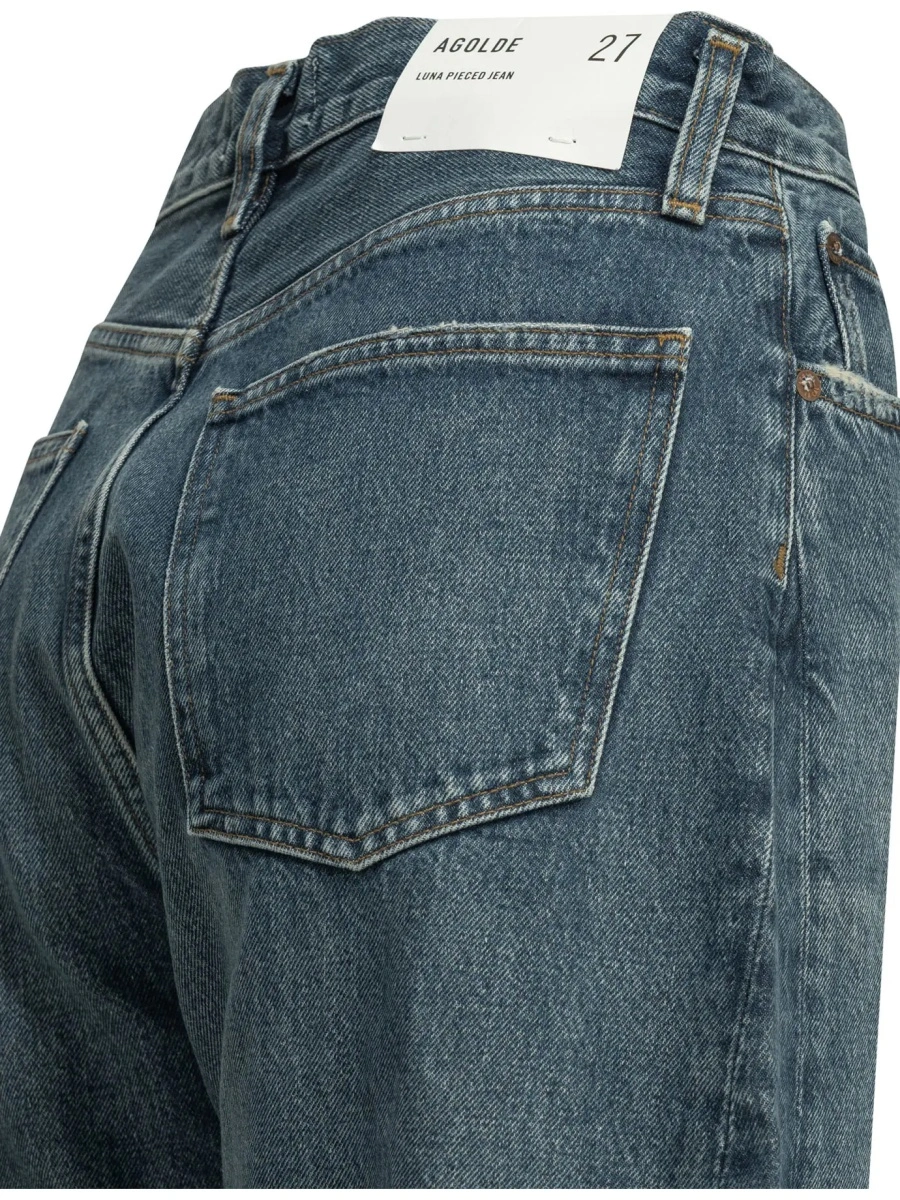 Blugi "Luna Pieced" Wide-Leg Jeans - Img 4