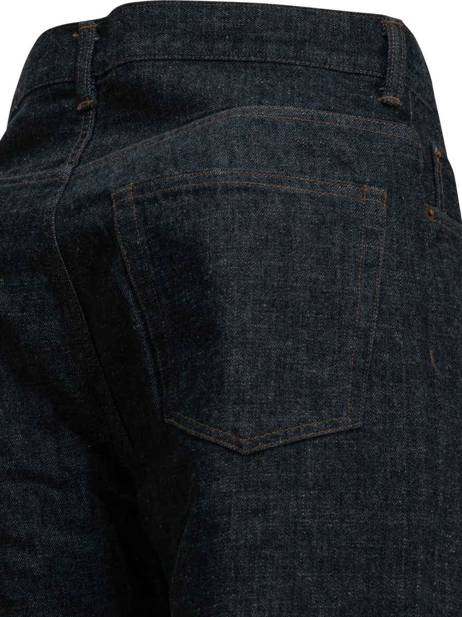 Blugi "Selvage Denim" Straight-Leg Jeans - Img 4