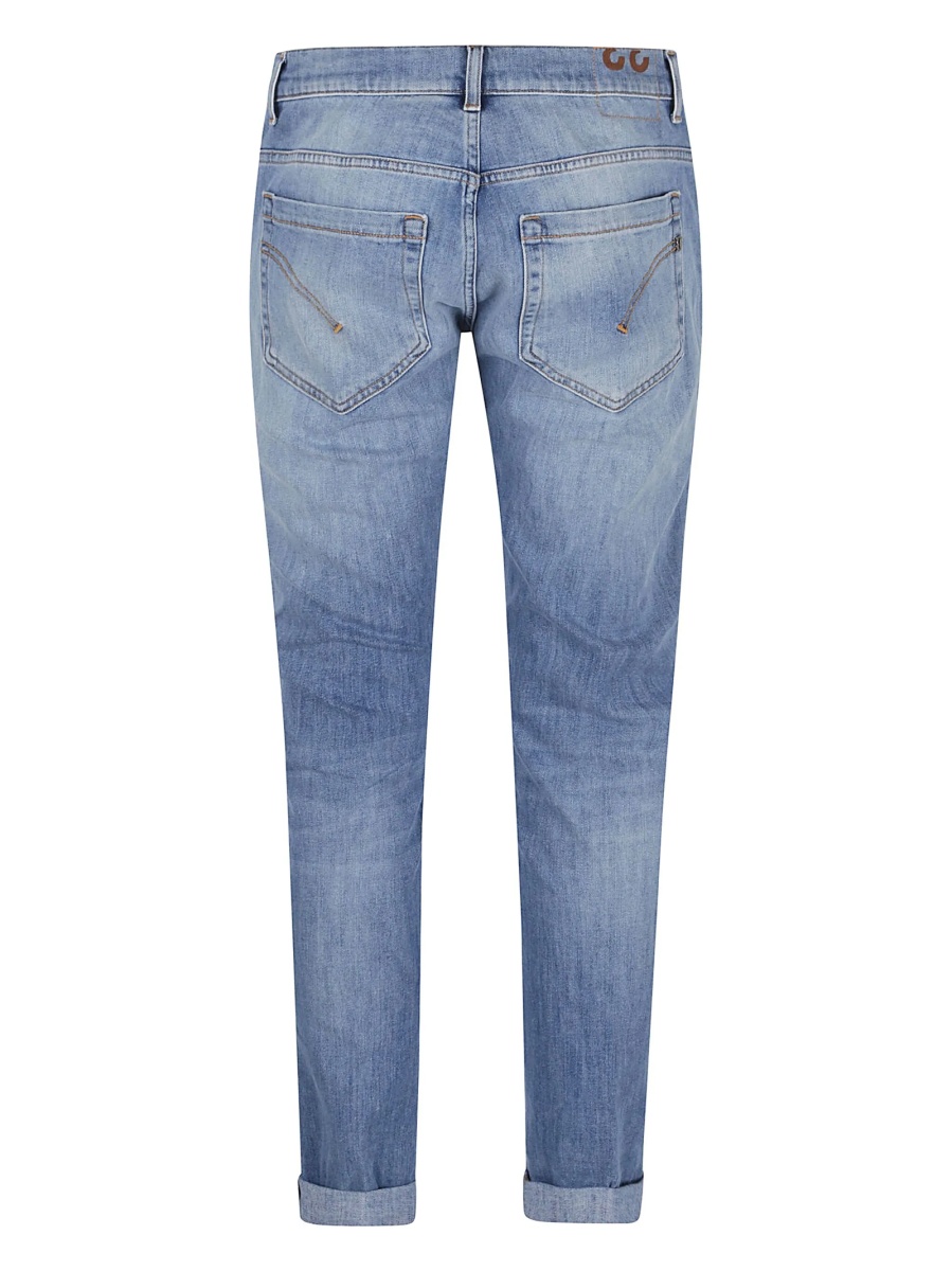 Blugi slim fit Dondup albastri - Img 2