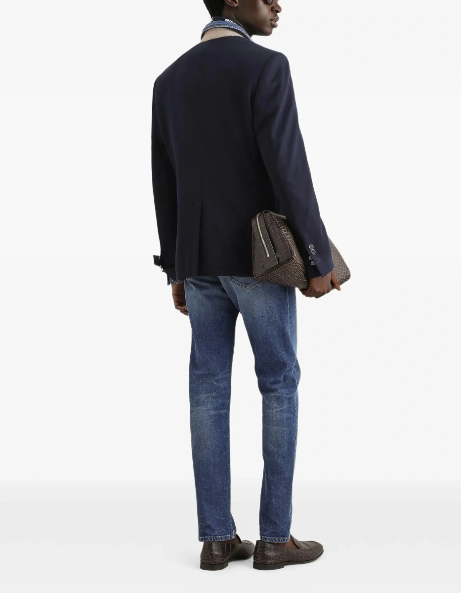 Blugi Slim stretch Jeans with DG logo - Img 5