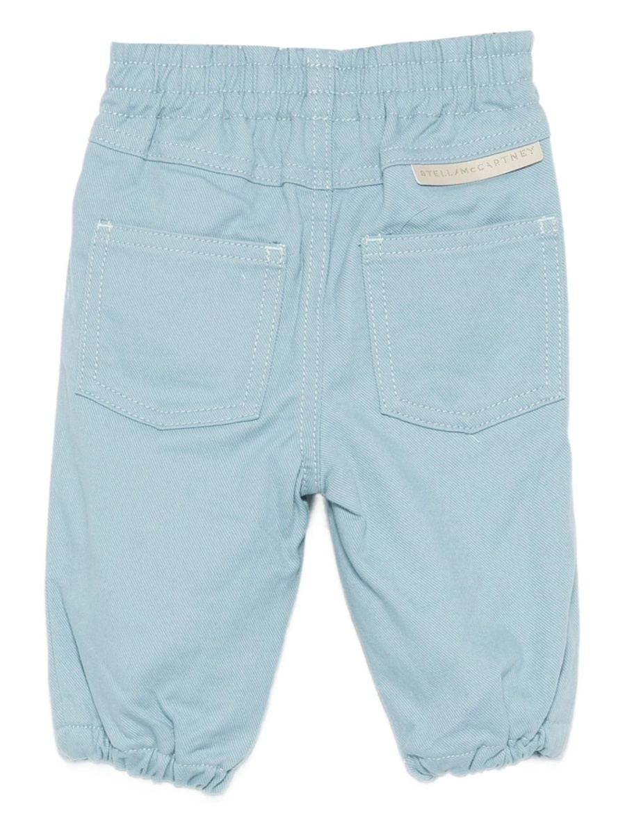 Blugi Stella McCartney albastri din bumbac - Img 2
