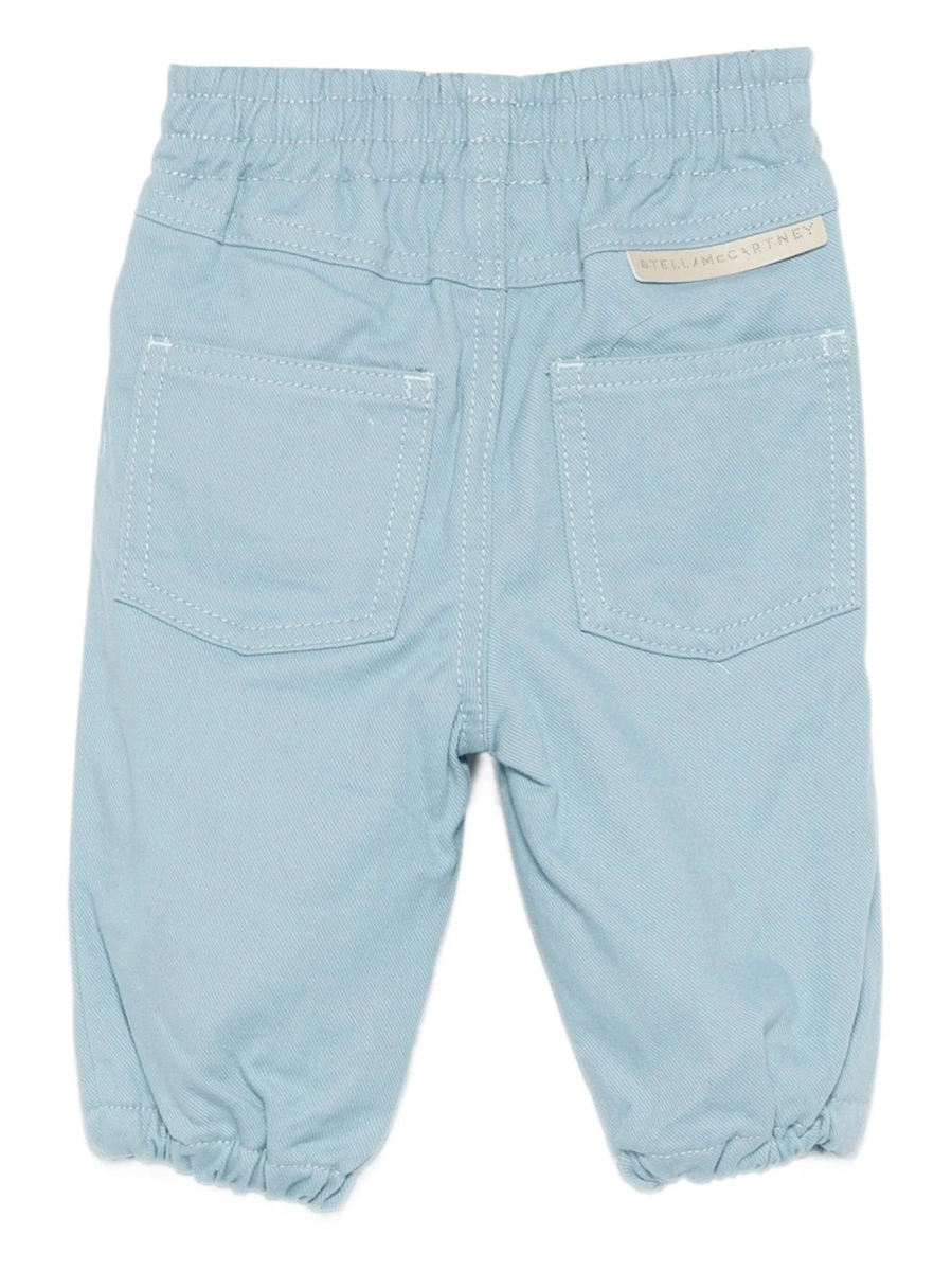 Blugi Stella McCartney albastri din bumbac - Img 2