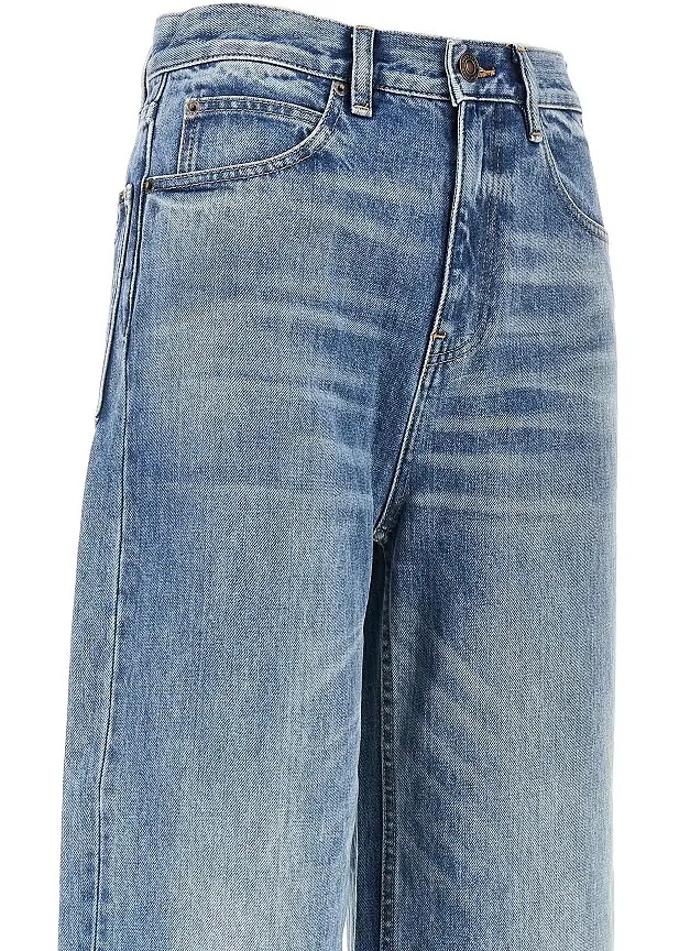 Blugi Straight leg jeans with T Monogram motif - Img 2