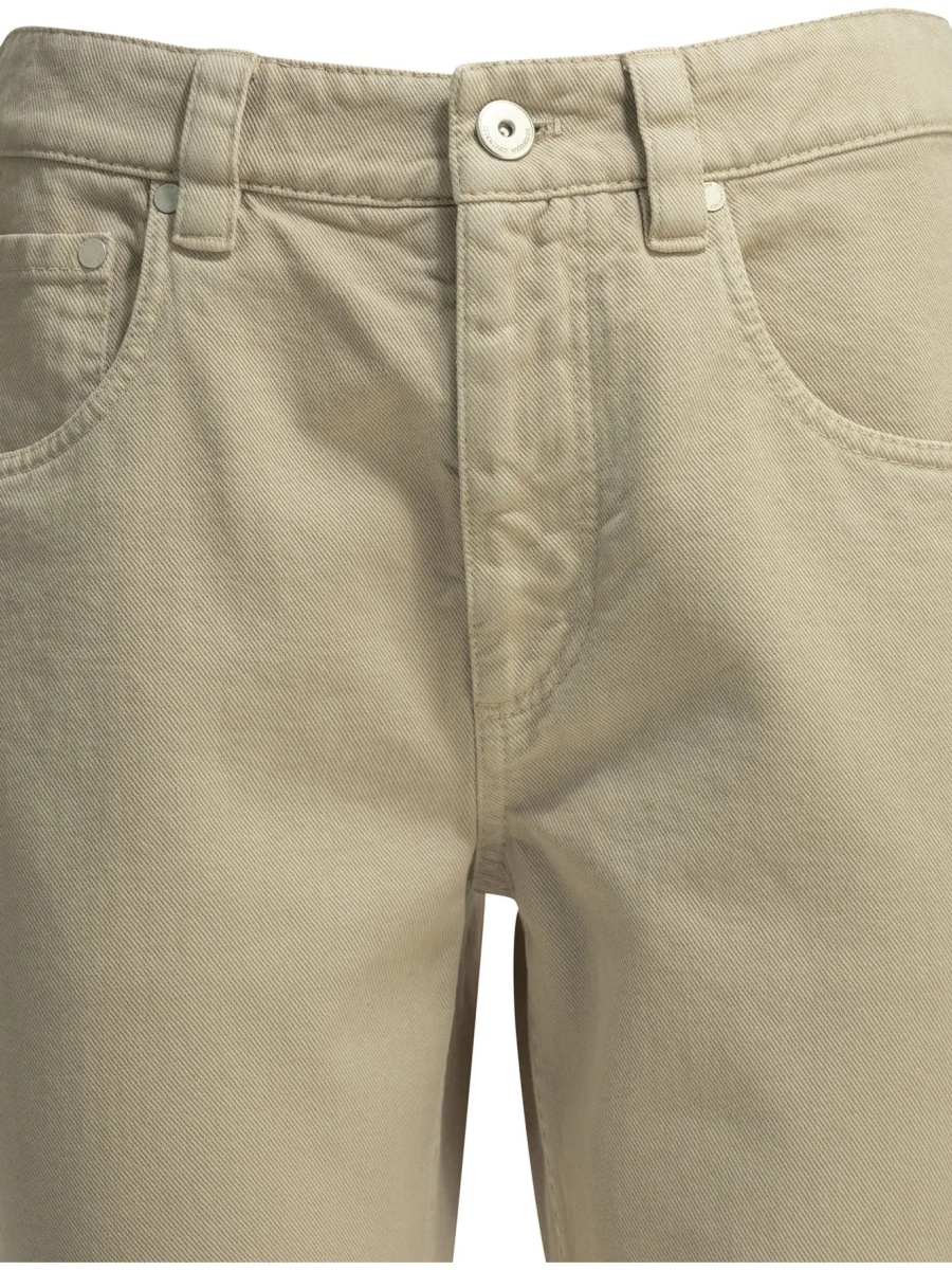 Blugi "Straight Shiny Bartck" Straight Leg Jeans - Img 3