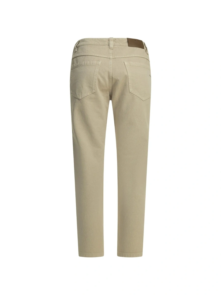 Blugi "Straight Shiny Bartck" Straight Leg Jeans - Img 5