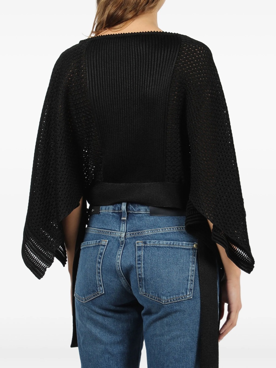 Bluza Alberta Ferretti neagra - Img 4