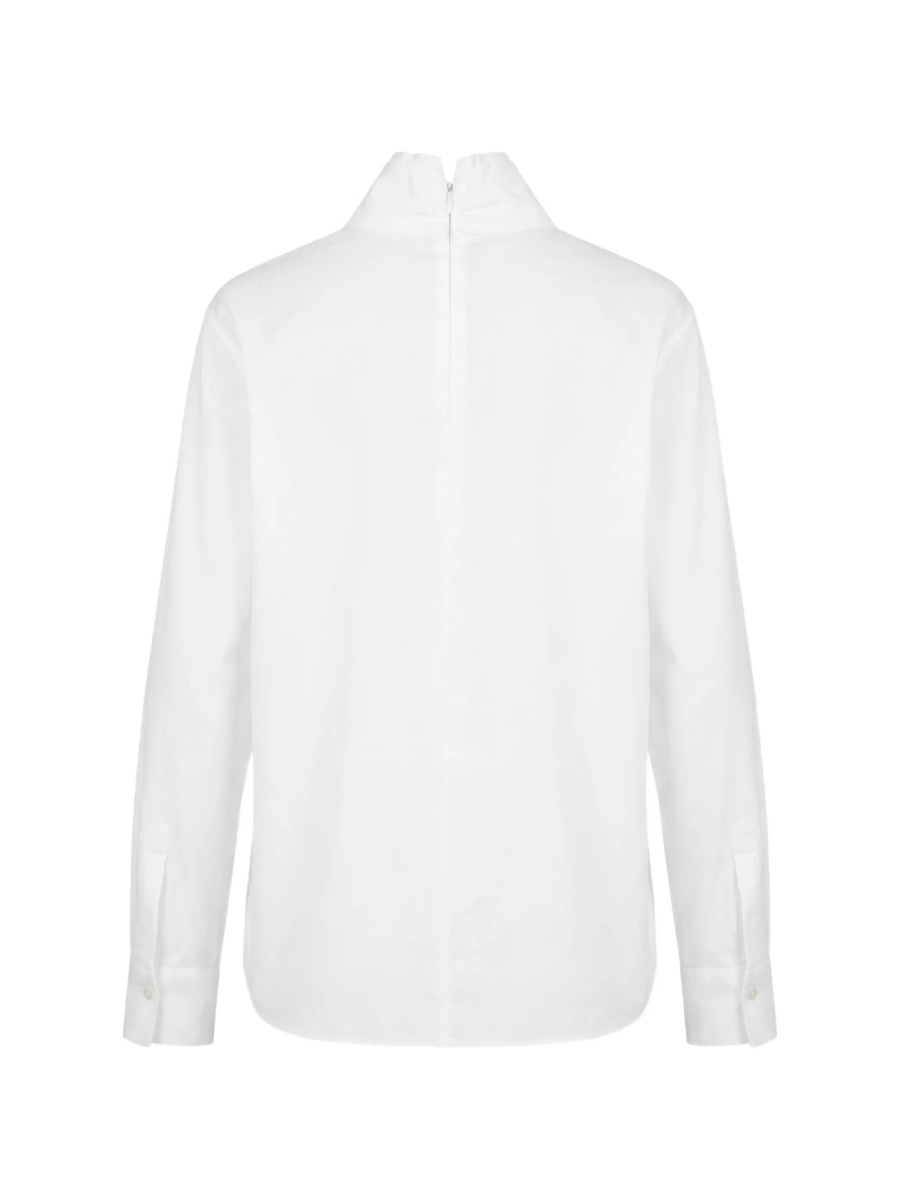 Bluza Brunello Cucinelli alba din bumbac - Img 2
