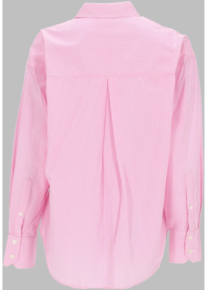 Bluza Camicia A Righe Con Ricamo - Img 2
