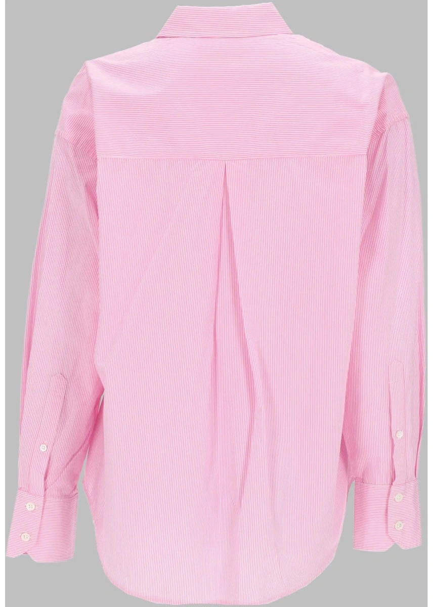 Bluza Camicia A Righe Con Ricamo - Img 2