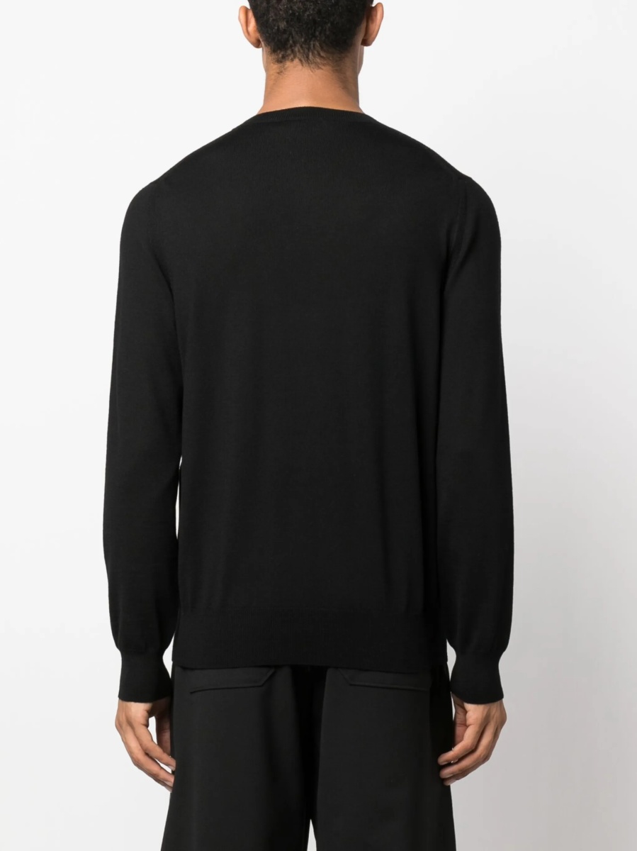 Bluza de trening Alexander McQueen neagra din lana - Img 4