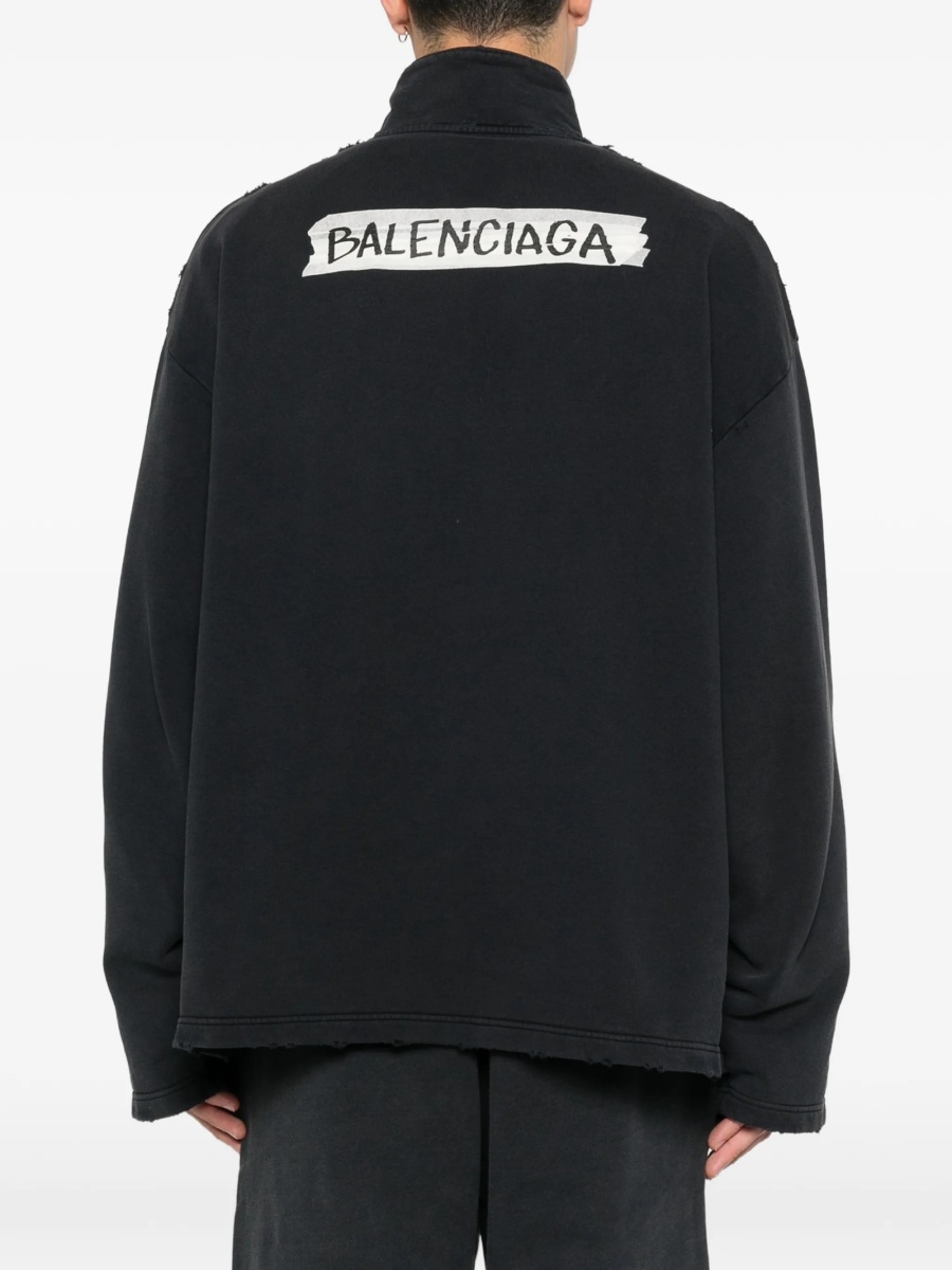 Bluza de trening Balenciaga neagra - Img 4