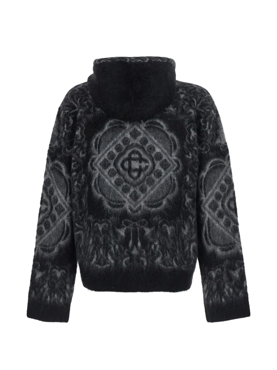 Bluza de trening Casablanca neagra din lana - Img 4