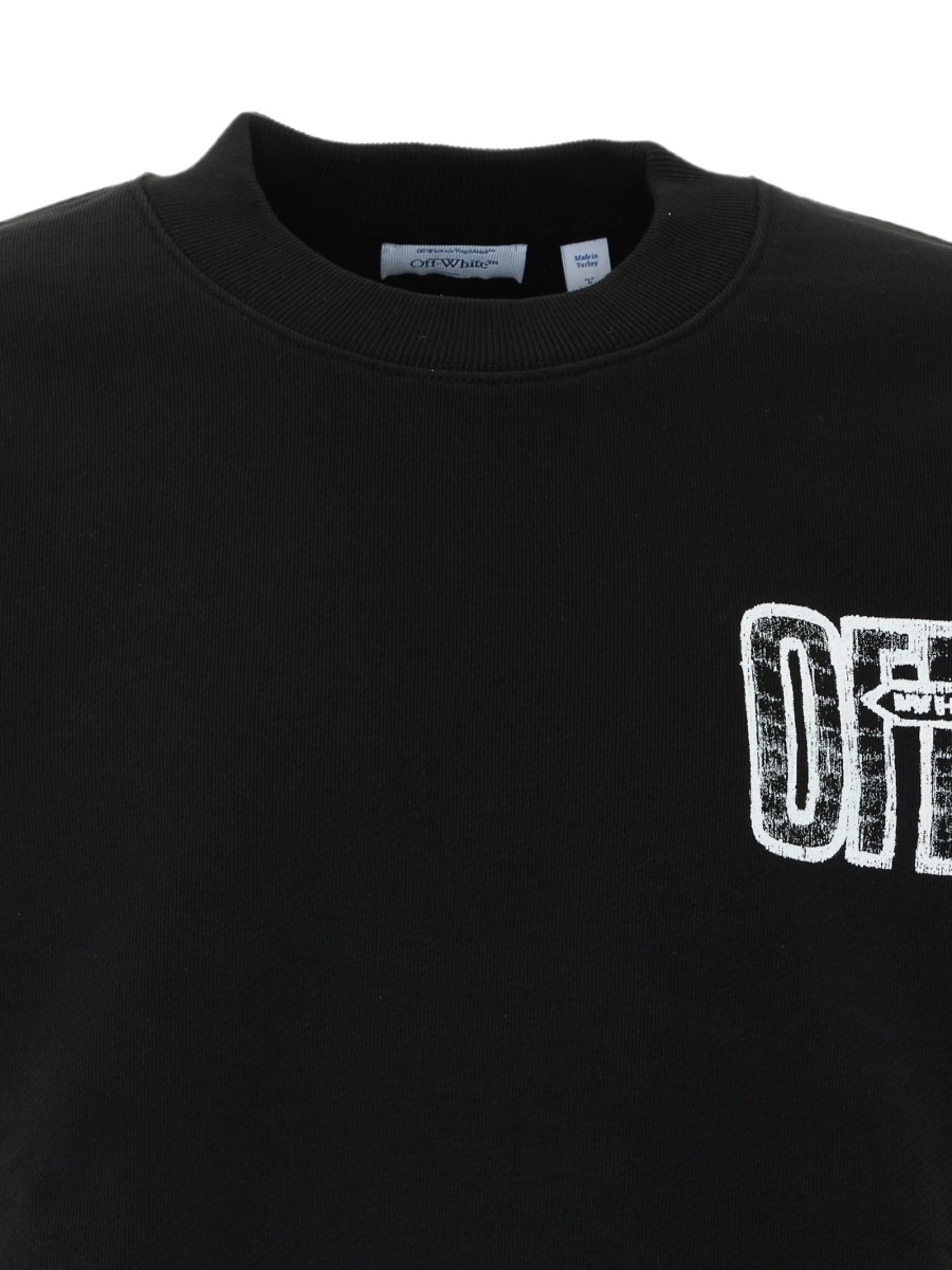 Bluza de trening Off-White neagra - Img 4